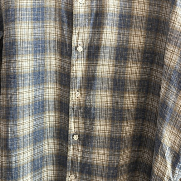 Peter millar Ravello Angelite Linen Sport Shirt 100% linen large - Picture 4 of 6